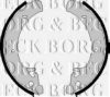 BORG & BECK BBS6133 Brake Shoe Set